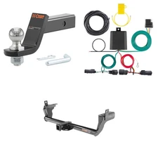 CURT Class 3 Tow Package Trailer Hitch, Wiring, Ball Mount - 13234, 56436, 45856