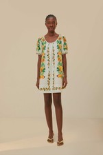 Farm Dress Immerse yourself in tropical bliss with the Farm Rio Papaya Salad Sca
