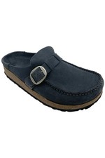 Birkenstock Women's Buckley Suede Slip On Clog Buckley Navy