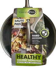 NWT GreenPan Lima Collection Hard Anodized Ceramic Nonstick 3 Qt Saute Pan