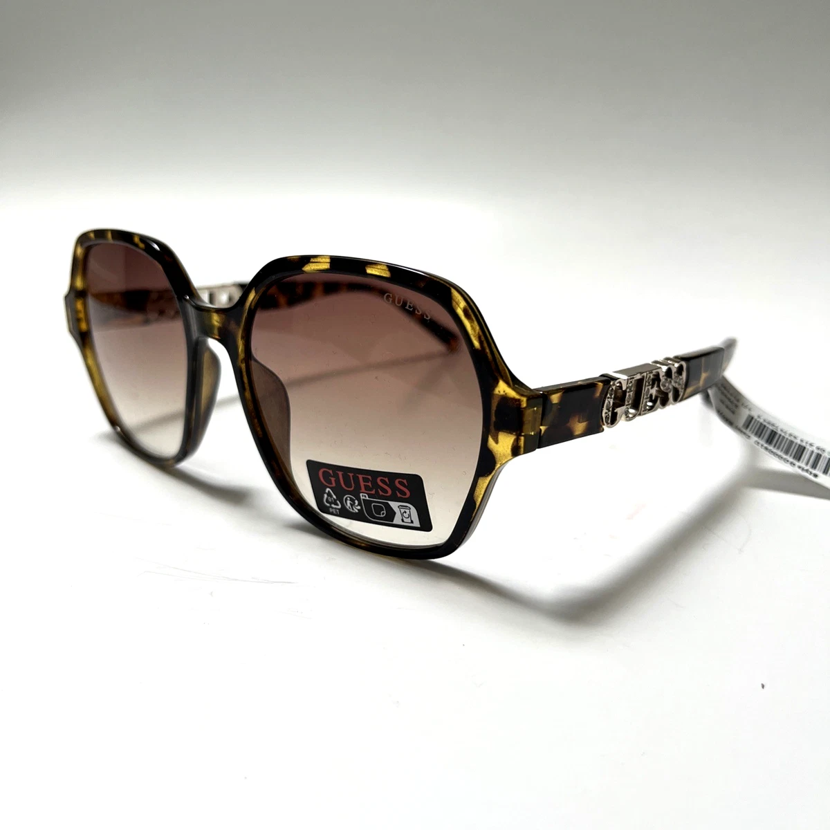 New GUESS Oversized Square Sunglasses GO00091 Acetate Tortoise Shell Rhinestones Amazon.com: GUESS Rhinestone Chain Square Sunglasses  main image 2