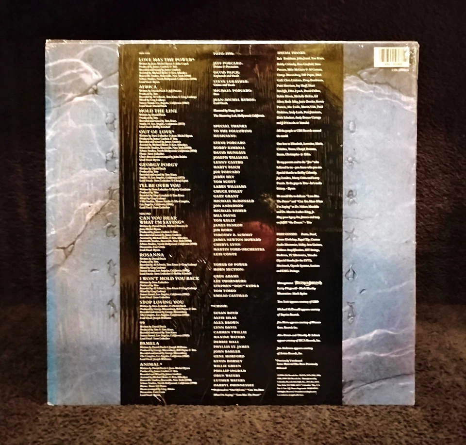 TOTO "PAST TO PRESENT 1977 - 1990" (RARE NM VINYL / IN-SHRINK / 1990) - Image 2 of 4