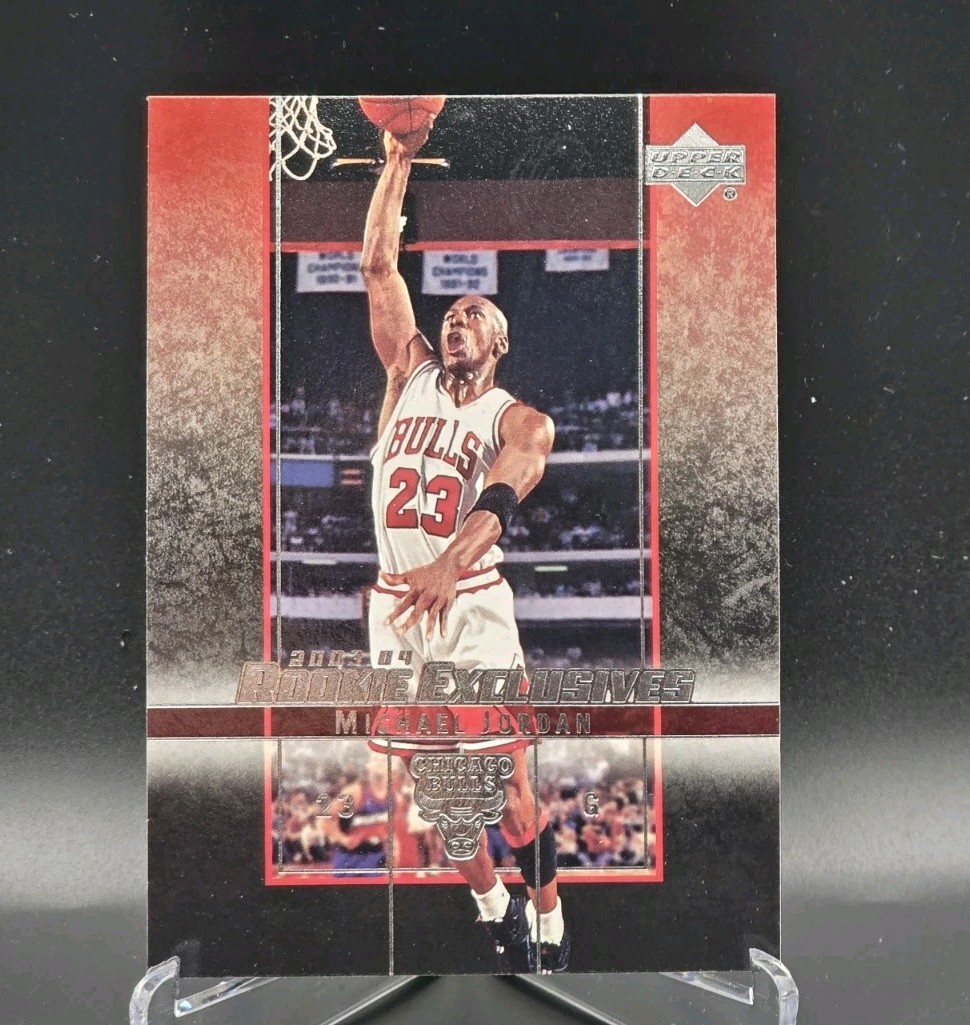 2003-04 Upper Deck Rookie Exclusives Michael Jordan #60 Chicago Bulls NBA Card