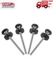 4Pcs Universal Baby Gate Threaded Spindle Rod, M8 8Mm Replacement Bolt Part fo
