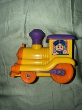 Vintage Playskool Wooden Train Locomotive Toy HOME17 