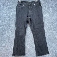 Vintage Jordache Jeans Womens 13/14 Black Straight Boot Authentic Jeanswear