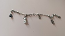 Silver Charm Bracelets With 4 Charms, Jewellery Gift
