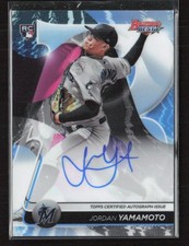 2020 Bowman's Best #B20-JY Jordan Yamamoto Best of 2020 Autographs Auto (JT)