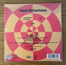 Paul McCartney, Home Tonight, 7" Vinyl Record, Picture Disc. Record Store Day.
