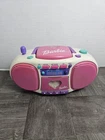 TESTED 1998 Barbie “Dance With Me” Cassette/CD/Radio Talking Boombox BE-160