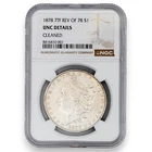 1878 7TF REVERSE OF 78 $1 MORGAN DOLLAR US MINT COIN NGC CERTIFIED UNC DETAILS