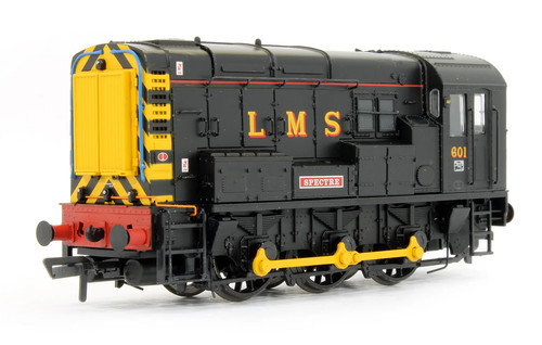 Bachmann Usado 32-106K Clase 08601 'Spectre' LMS Negro Diesel Shunter Locomo | Condition: Used
