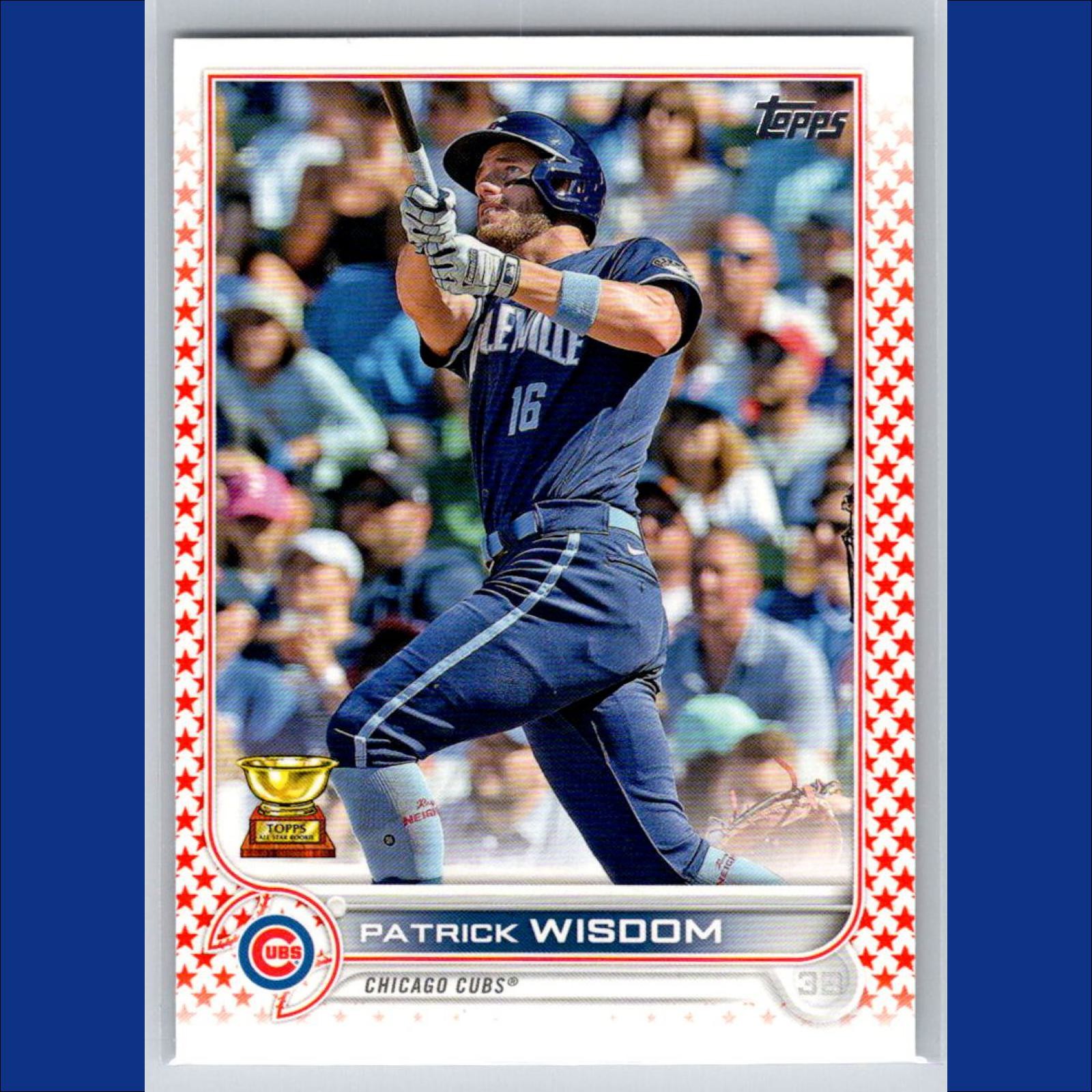 Patrick Wisdom Orange Star /99 Print Run Complete Set 2022 Topps #271 Cubs Card