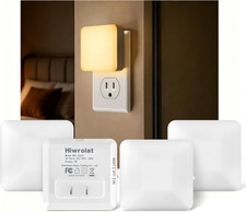 Dusk to Dawn Sensor Night Lights, Plug-In, Auto-On/Off, 4 Pack  Soft Warm White