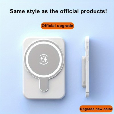 12900mAh Wireless Power Bank Portable Fast Charger External Battery Backup New