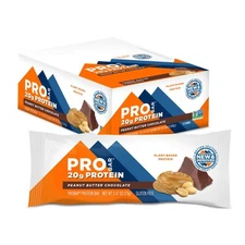 PROBAR Snack Food Bar 12 Count Plant Based Protein Peanut Butter Chocolate 20G