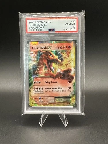 2016 POKEMON XY EVOLUTIONS #12 CHARIZARD EX PSA 10