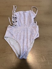 blue AERIE one piece swimsuit size small