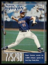 1999 Sports Illustrated Roger Clemens Toronto Blue Jays #23