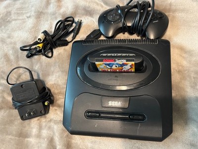 SEGA Genesis Model 2 Console Bundle - WORKS GREAT- Sonic the Hedgehog Game