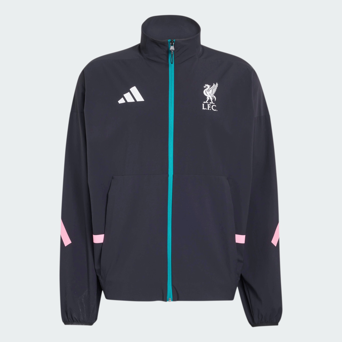 adidas Liverpool FC Z.N.E. Anthem Jacket Black JZ0138 Japan Size