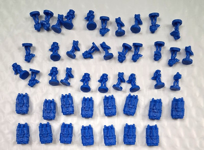 RISK Warhammer 40,000 - ALL Space Marines minis - 40K Board Game Hasbro Astartes