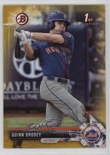 2017 Bowman Draft Gold 37/50 Quinn Brodey #BD-24 jc3