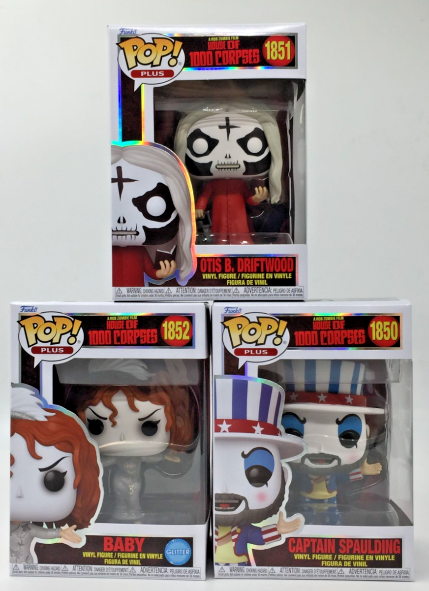 Funko Pop! PLUS Rob Zombie House of 1000 Corpses Set of 3 #1850