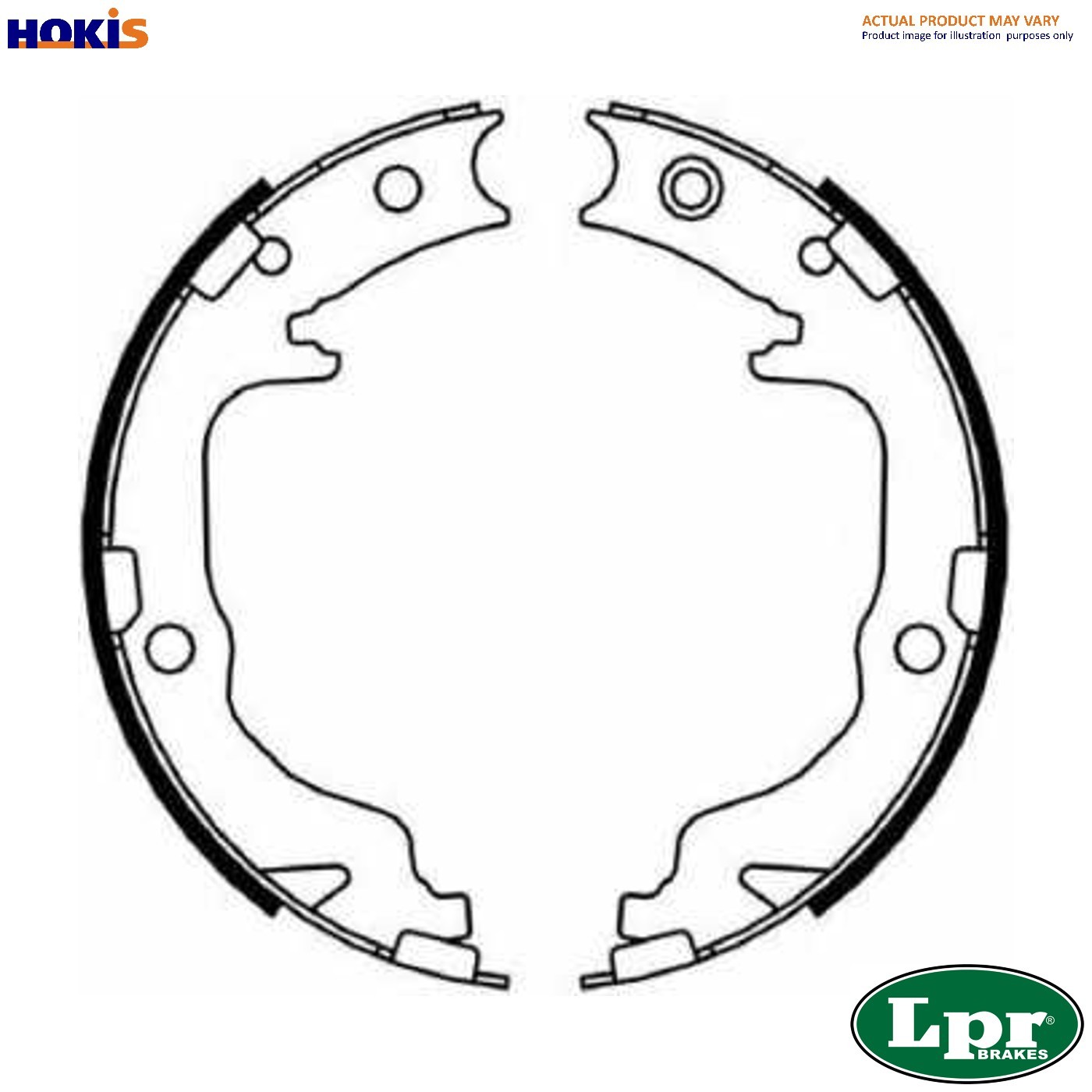 BRAKE SHOE SET PARKING BRAKE 09440 FOR HYUNDAI ACCENT/III/IV AVEGA VERNA  KIA