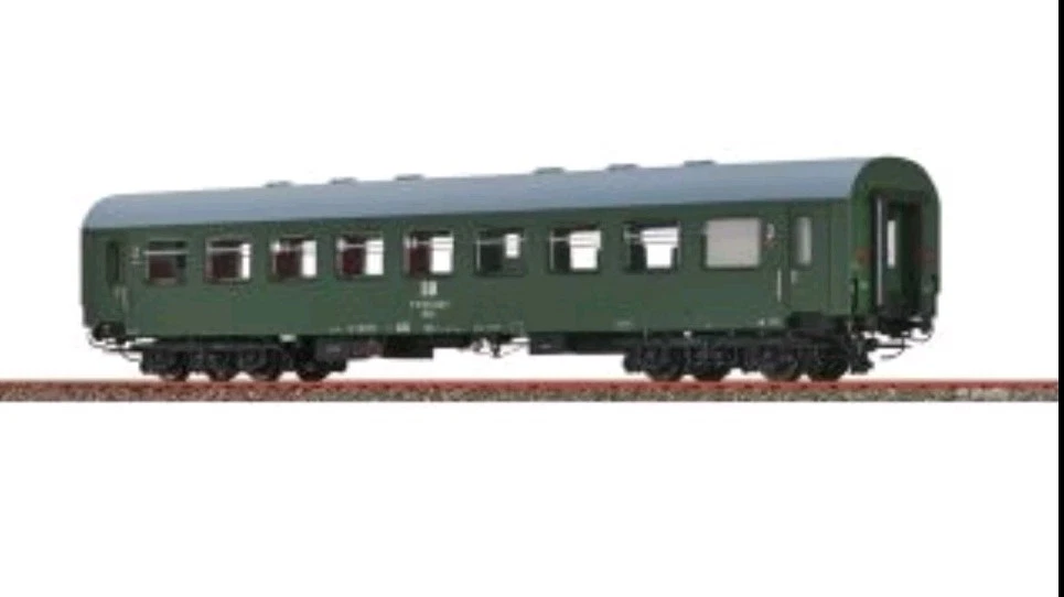 BRAWA 51321 H0 Reko Personenwagen Bghwe Grün Graues Dach DR Ep.IV Neuware