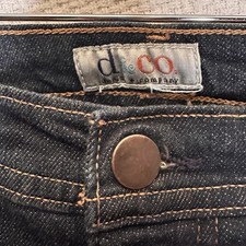 D Co. Denim and Company Jeans Women Size 18WP Straight Leg Dark Wash Blue Denim