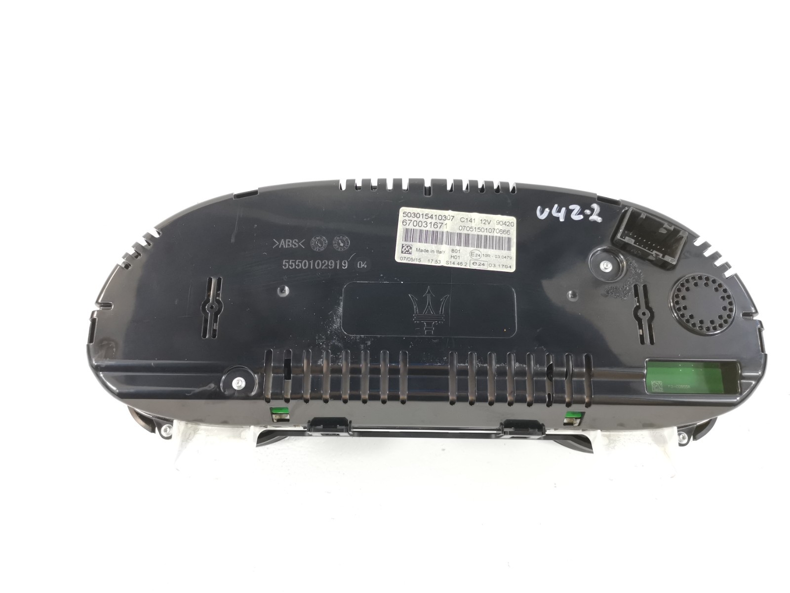 Maserati Ghibli RWD 3.0 L 2015 Speedometer Instrument Cluster 670031671 OEM