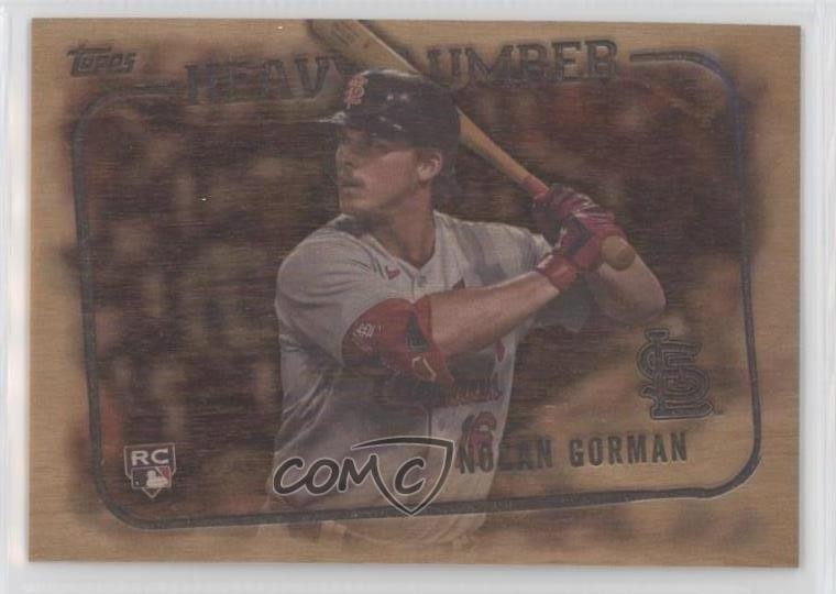 2023 Topps Update Heavy Lumber /500 Nolan Gorman #HL-57 3c2