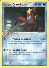 Team Aqua's Crawdaunt Rare EX Team Magma vs Team Aqua 14/95 NM on eBay