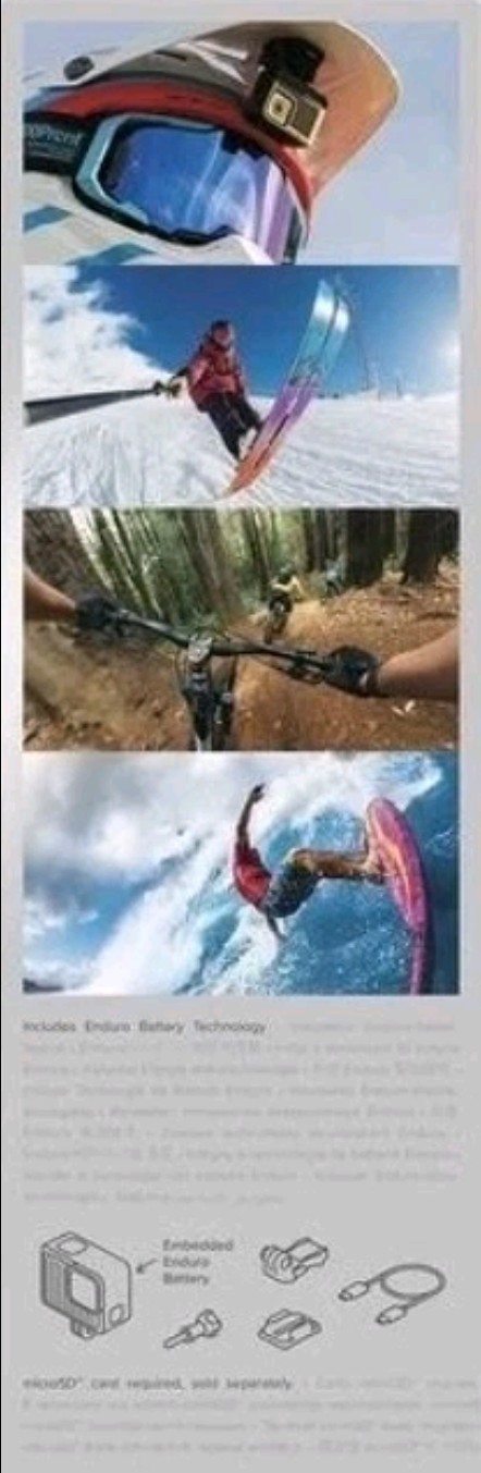 Boxed GoPro Hero 4k UltraHD action Cam