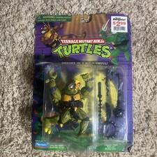Teenage Mutant Ninja Turtles Tokka 1991 Playmates NIP Damaged Package See Pics