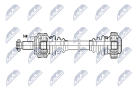 Antriebswelle NTY NPW-BM-215 FüR BMW 3Er E46 Touring 330