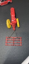 Vintage Tractor Toy With Attachment