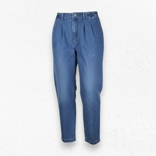 1990s Vintage Lee Medium Wash Straight Leg High Rise Classic Mom Jean Size 14P