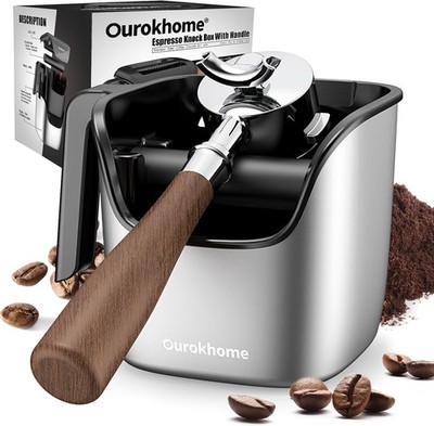 home Espro Kno Box with Lid, pact Coffee Grounds Container