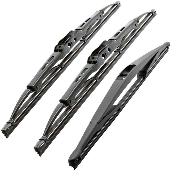 Scheibenwischer Vorne + Hinten FüR Nissan Micra | Typ K12 | BJ 2002 - 2010-image