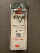 Wigwam Coolmax Liner Socks Adult XL White Mens Shoe Size 13-15 - NWT. NEW