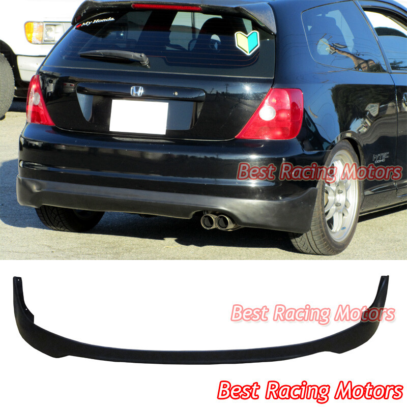For 2002-2005 Honda Civic 3dr EP3 TR Style Rear Bumper Lip