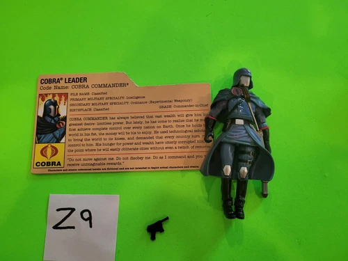 Commander V39 Resolute G.I. JOE COBRA 25th Anniversary LOOSE Near Complete Z9