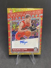 Malachi Flynn Gold Fast Break Signatures RC Auto 9/10