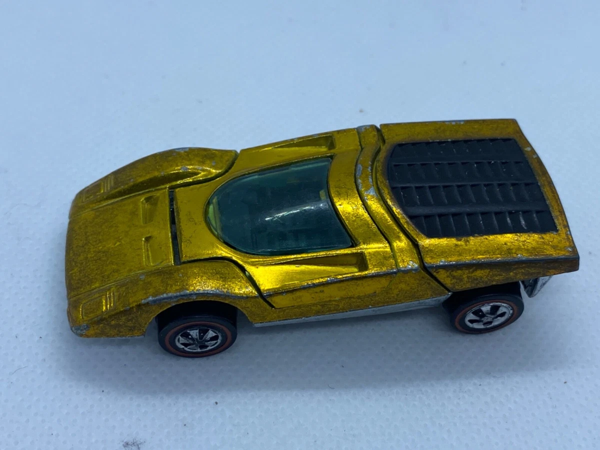 Hot Wheels Redline FERRARI 512S. Yellow or GOLD HK Very nice