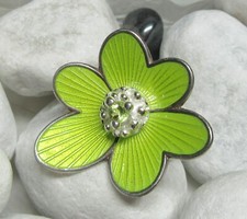 Charlotte 21 Ehinger Schwarz kügeliger Kopf 10mm Silber 925 Peridot Hals 1mm ACS