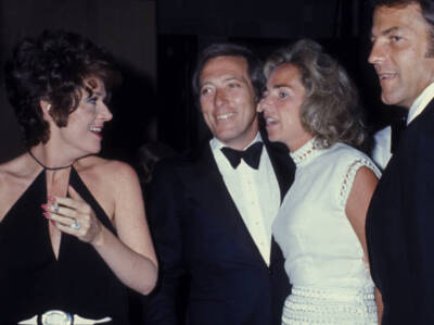 Polly Bergen singer Andy Williams Ethel Kennedy and guest at - 1971 Old Photo