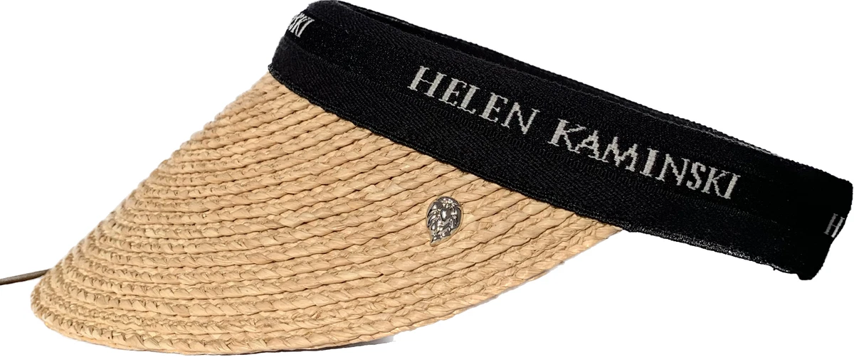 Helen Kaminski Original Bianca Visor Natural Raffia Women Gift Free Shipping