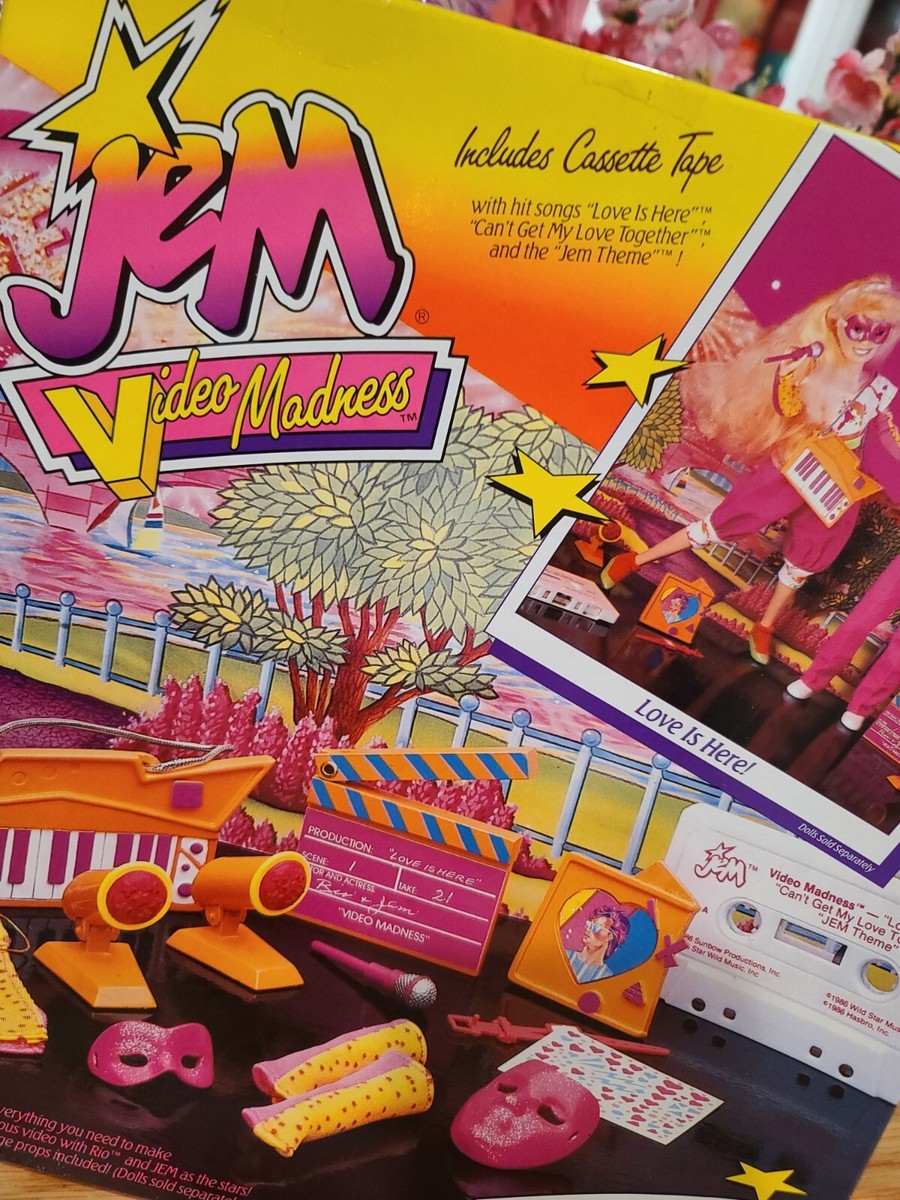 NEW! 1986 VINTAGE JEM & THE HOLOGRAMS VIDEO MADNESS LOVE IS HERE